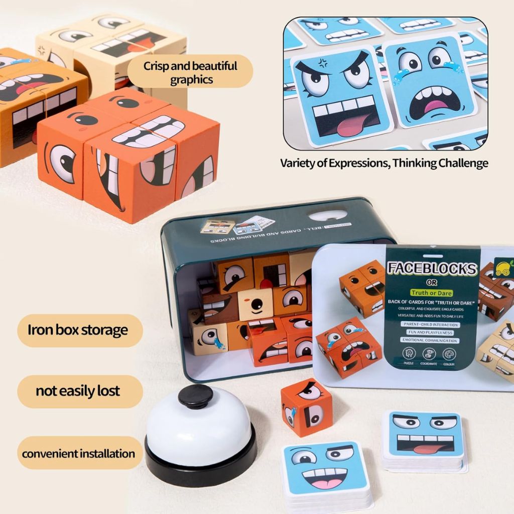 Faceblocks – لعبة تحديات عائلية ممتعة للكبار والصغار